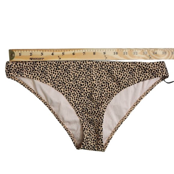 Bikini Bottoms Cheeky Low Coverage Size M Xhilaration Leopard Womens - Picture 5 of 7